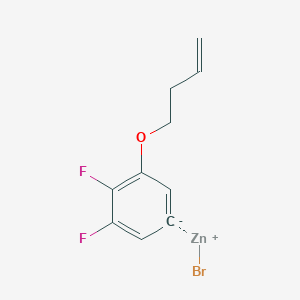 3-(3-Buten-1-oxy)-4,5-difluorophenylZinc bromide