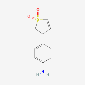 4-(1,1-Dioxido-2,3-dihydrothiophen-3-yl)aniline