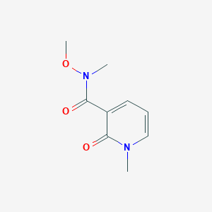 N-methoxy-N,1-dimethyl-2-oxo-1,2-dihydropyridine-3-carboxamide