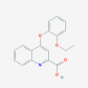 4-(2-Ethoxyphenoxy)quinoline-2-carboxylic acid