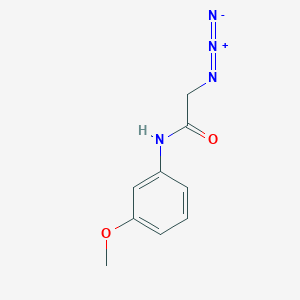 molecular formula C9H10N4O2 B1487684 2-叠氮-N-(3-甲氧基苯基)乙酰胺 CAS No. 1160748-24-2