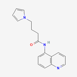 4-(1H-pyrrol-1-yl)-N-(quinolin-5-yl)butanamide