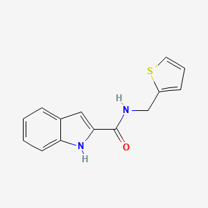 N-(thiophen-2-ylmethyl)-1H-indole-2-carboxamide