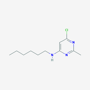 B1487690 6-chloro-N-hexyl-2-methylpyrimidin-4-amine CAS No. 884304-73-8