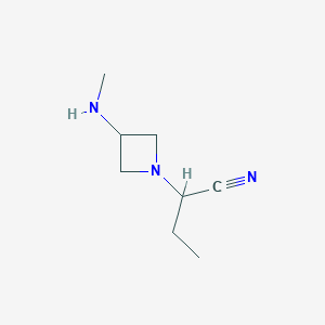 2-(3-(Methylamino)azetidin-1-yl)butanenitrile