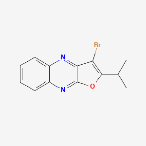 3-Bromo-2-isopropylfuro[2,3-b]quinoxaline