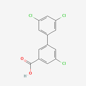 molecular formula C13H7Cl3O2 B1487693 5-氯-3-(3,5-二氯苯基)苯甲酸 CAS No. 1261914-46-8