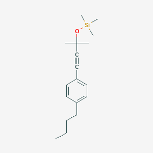 [3-(4-Butyl-phenyl)-1,1-dimethyl-prop-2-ynyloxy]-trimethyl-silane