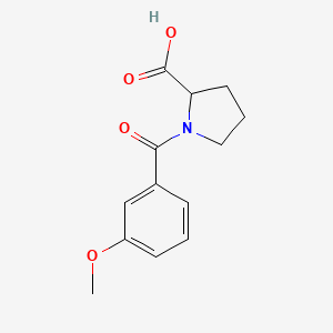 1-(3-Methoxybenzoyl)pyrrolidine-2-carboxylic acid