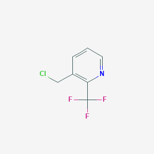 molecular formula C7H5ClF3N B1487710 3-(Chloromethyl)-2-(trifluoromethyl)pyridine CAS No. 1060814-58-5