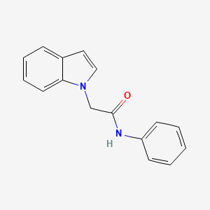 molecular formula C16H14N2O B14877108 2-(1H-indol-1-yl)-N-phenylacetamide 