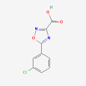 molecular formula C9H5ClN2O3 B1487711 5-(3-氯苯基)-1,2,4-恶二唑-3-羧酸 CAS No. 1260774-15-9