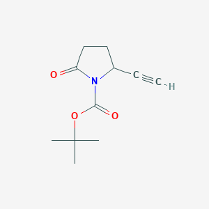 Tert-butyl 2-ethynyl-5-oxopyrrolidine-1-carboxylate