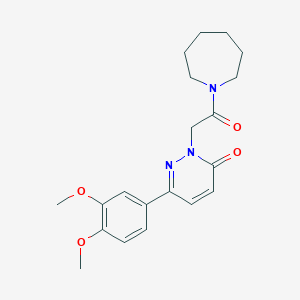 2-(2-(azepan-1-yl)-2-oxoethyl)-6-(3,4-dimethoxyphenyl)pyridazin-3(2H)-one