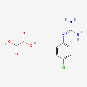 molecular formula C9H10ClN3O4 B1487720 N-(4-氯-苯基)-胍草酸盐 CAS No. 1187927-61-2