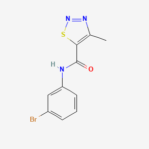 N-(3-bromophenyl)-4-methyl-1,2,3-thiadiazole-5-carboxamide