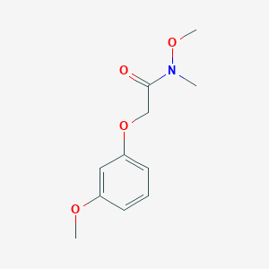 N-methoxy-2-(3-methoxyphenoxy)-N-methylacetamide