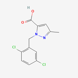 1-(2,5-Dichlorobenzyl)-3-methyl-1H-pyrazole-5-carboxylic acid