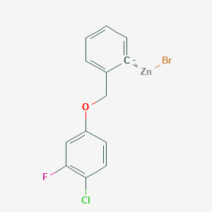 2-[(4'-Chloro-3'-fluorophenoxy)methyl]phenylZinc bromide