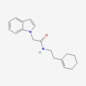 N-(2-(cyclohex-1-en-1-yl)ethyl)-2-(1H-indol-1-yl)acetamide