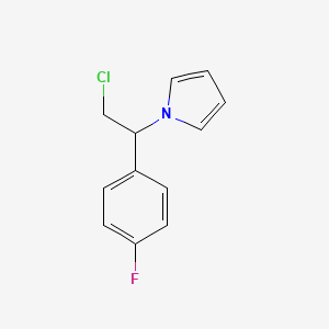 1-(2-chloro-1-(4-fluorophenyl)ethyl)-1H-pyrrole