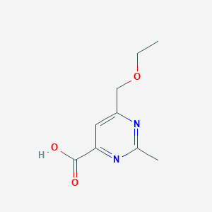 6-(Ethoxymethyl)-2-methylpyrimidine-4-carboxylic acid