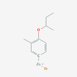 (4-sec-Butyloxy-3-methylphenyl)Zinc bromide