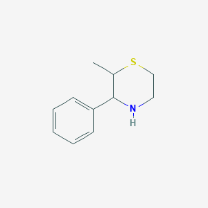 B1487737 2-Methyl-3-phenylthiomorpholine CAS No. 1315365-43-5