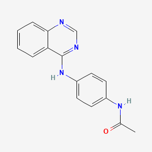 N-[4-(quinazolin-4-ylamino)phenyl]acetamide