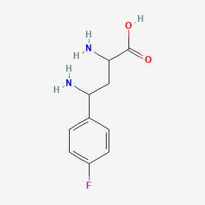 2,4-Diamino-4-(4-fluorophenyl)butanoic acid