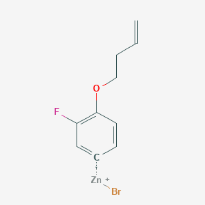 4-(3-Buten-1-oxy)-3-fluorophenylZinc bromide