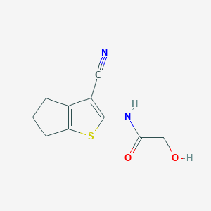 N-(3-Cyano-5,6-dihydro-4H-cyclopenta[B]thien-2-YL)-2-hydroxyacetamide