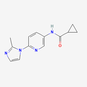 N-(6-(2-methyl-1H-imidazol-1-yl)pyridin-3-yl)cyclopropanecarboxamide