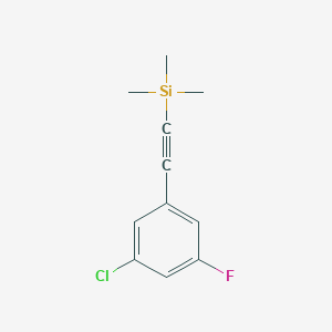 (3-Chloro-5-fluoro-phenylethynyl)-trimethyl-silane