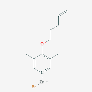 3,5-Dimethyl-4-(4-penten-1-oxy)phenylZinc bromide