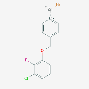 4-[(3'-Chloro-2'-fluorophenoxy)methyl]phenylZinc bromide