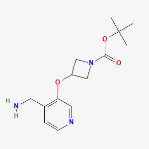 Tert-butyl 3-((4-(aminomethyl)pyridin-3-yl)oxy)azetidine-1-carboxylate