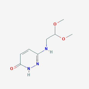 6-((2,2-Dimethoxyethyl)amino)pyridazin-3-ol