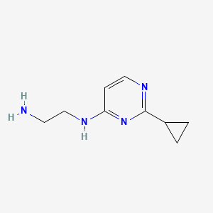 N1-(2-cyclopropylpyrimidin-4-yl)ethane-1,2-diamine