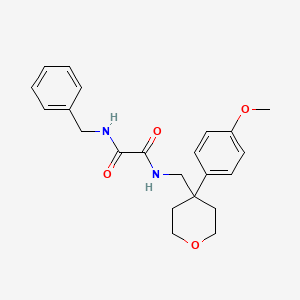 N-benzyl-N'-{[4-(4-methoxyphenyl)tetrahydro-2H-pyran-4-yl]methyl}ethanediamide