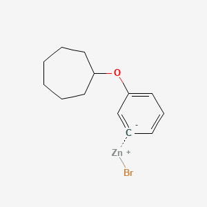 3-CycloheptyloxyphenylZinc bromide