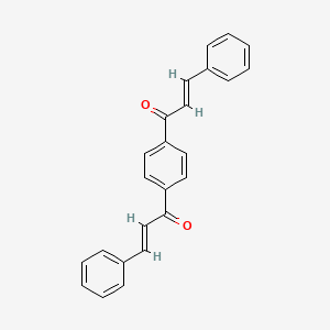 (E)-3-phenyl-1-[4-[(E)-3-phenylprop-2-enoyl]phenyl]prop-2-en-1-one