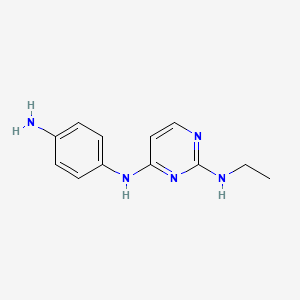 N4-(4-aminophenyl)-N2-ethylpyrimidine-2,4-diamine