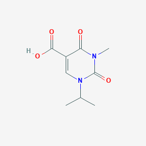 1-Isopropyl-3-methyl-2,4-dioxo-1,2,3,4-tetrahydropyrimidine-5-carboxylic acid