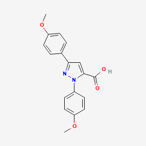 1,3-Bis(4-methoxyphenyl)-1H-pyrazole-5-carboxylic acid