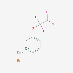 (3-(1,1,2,2-Tetrafluoroethoxy)phenyl)Zinc bromide