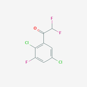 1-(2,5-Dichloro-3-fluorophenyl)-2,2-difluoroethanone