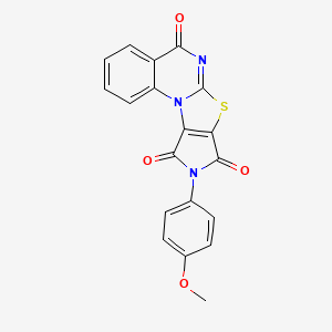 molecular formula C19H11N3O4S B14877732 Npxhfuyomcfuec-uhfffaoysa- 