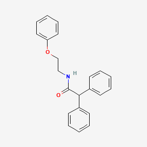 N-(2-phenoxyethyl)-2,2-diphenylacetamide