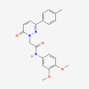 N-(3,4-dimethoxyphenyl)-2-(6-oxo-3-(p-tolyl)pyridazin-1(6H)-yl)acetamide